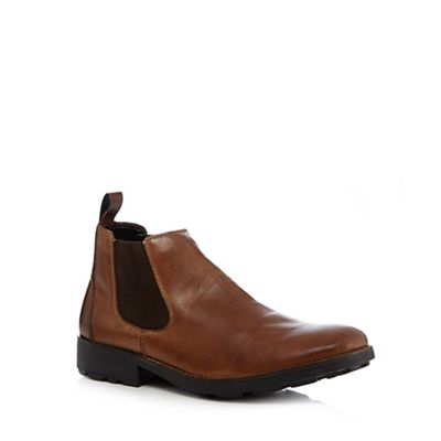 Rieker Big and tall brown chelsea boots
